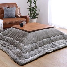 Kotatsu table and Corduroy futon Rectangula 120cm x 80cm Antibacterial