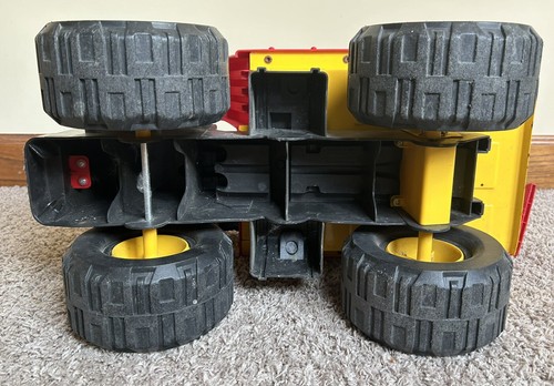 2005 Rare Tonka Hasbro Toughest Mighty Crane Construction Dump Truck Plastic 19” - Picture 5 of 5