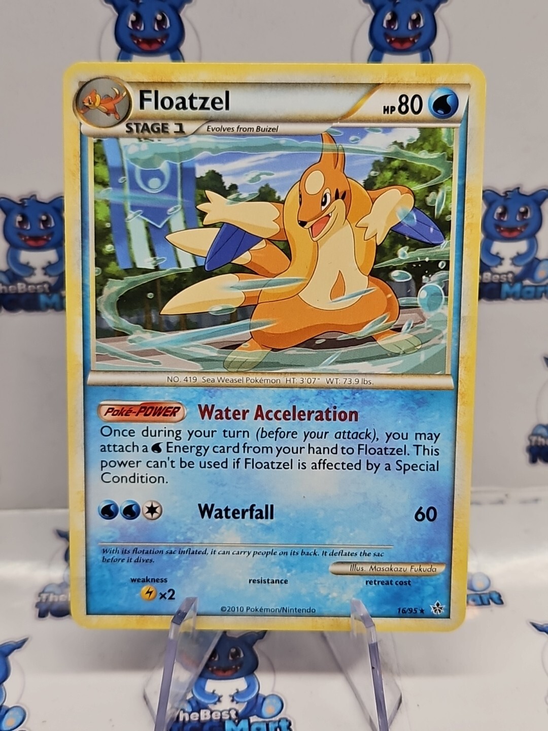 Floatzel - 16/95 - Pokemon Unleashed LP