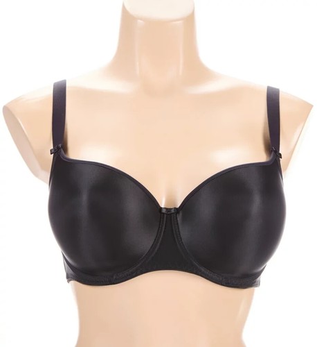 NWT Fantasie FL4510 4510 Smoothing T-Shirt Full Coverage Bra 34G Black - Picture 3 of 3