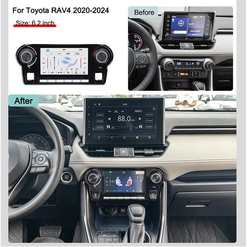 6.2''For Toyota RAV4 2020-2024 AC Pancel Air Touch LCD Screen Condition control - Bild 1 von 6