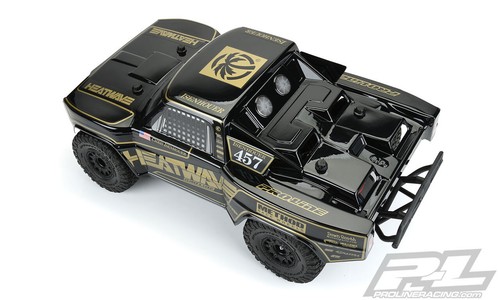 Pro-Line 3551-18 Pre-Cut 1967 Ford F-100 Race Truck Heatwave Edition Black Body - Picture 6 of 7