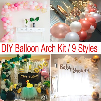Birthday Confetti Latex Balloon Arch Garland Kit Wedding Baby Shower Hen Party