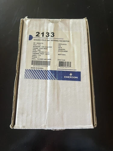 Emerson 2133 Shaded Pole Unit Bearing Fan Motor 