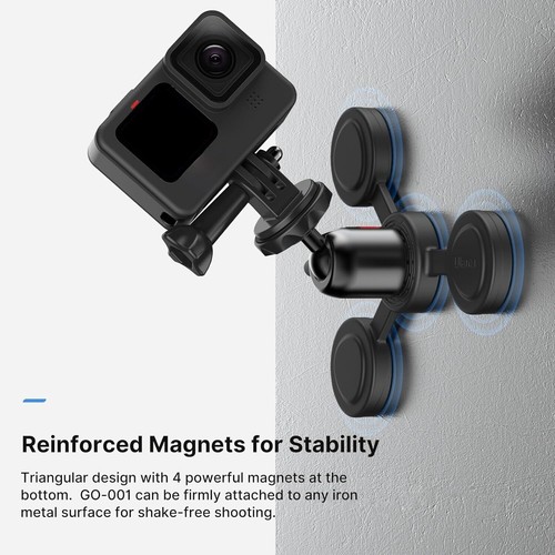 Camera Suction Cup Mount for Gopro - ULANZI SC-02 4.5in Pump-actived Vacuum - Picture 9 of 38