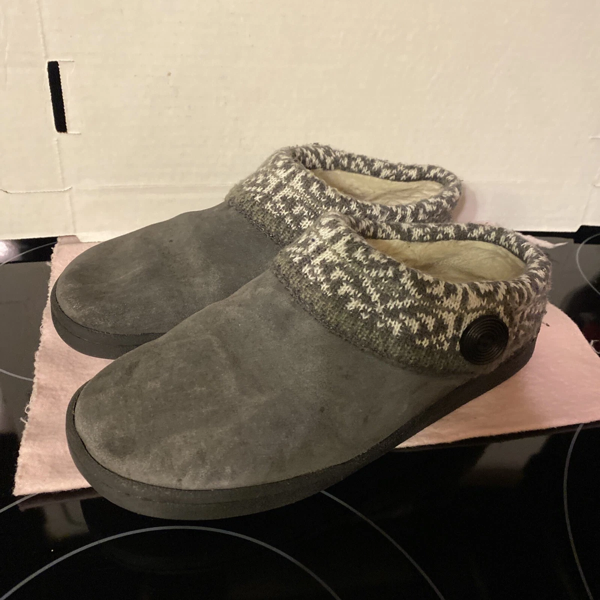 Clarks knit scuff slipper mule 2025