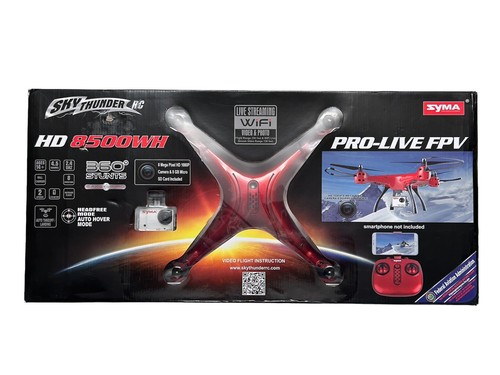 Syma Sky Thunder RC HD 8500WH Drone 4.5Ch 8MP HD Camera Live Streaming FR 330 ft - Picture 2 of 10