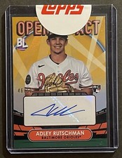 Adley Rutschman 2023 Topps Big Leaque Opening Act #OAA-AR Auto 46/50 Orioles 