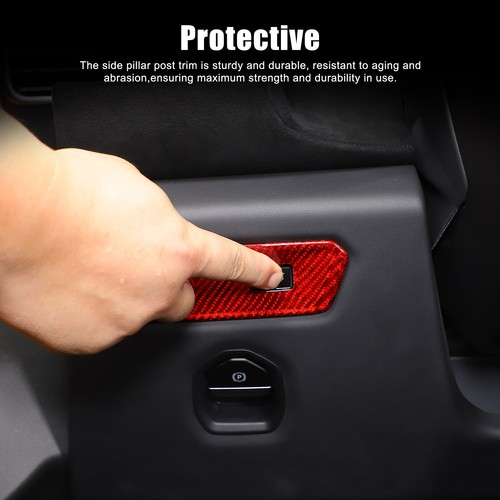 Car Interior Trunk Switch Frame Cover For Lotus EMIRA 2021-2023 Red Dry Carbon - Picture 8 of 10