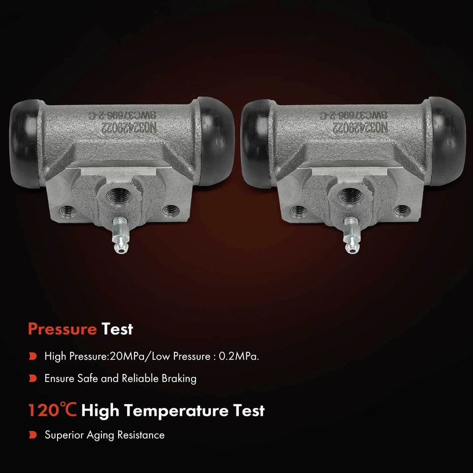 2 задних цилиндра барабанного тормоза со стороны водителя и пассажира для Dodge Dakota 87-99 - Изображение 4 из 4