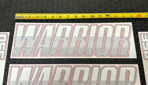 WARRIOR 350 PLASTICS STICKERS DECALS OEM REPLACE 87-04 FENDER RED 🔥FAST SHIP🔥A - Picture 4 of 5