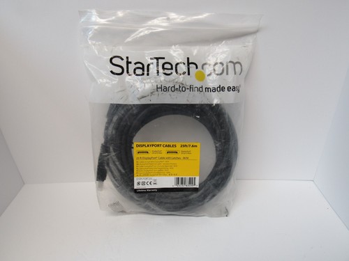 StarTech.com 25 ft DisplayPort Cable with Latches - M/M (DISPLPORT25L) 7.6 meter - Picture 1 of 4