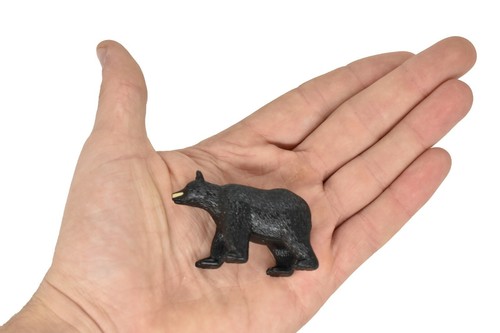 Oso Negro, Muy Bonita Réplica Plástico 2 1/2" ~ F209-B9 - Imagen 11 de 13