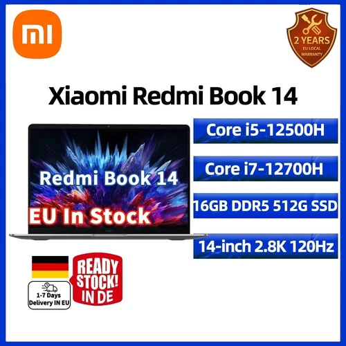 Xiaomi Book 14" – Ultra Léger, Performant & Élégant | Idéal Étudiants & Pro