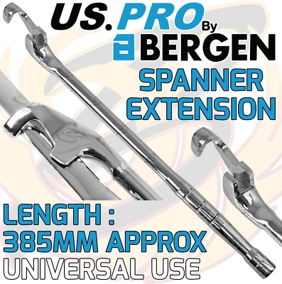 US PRO BY BERGEN US PRO Spanner Extender Extension Universal Wrench Power Bar 385MM LONG 2287