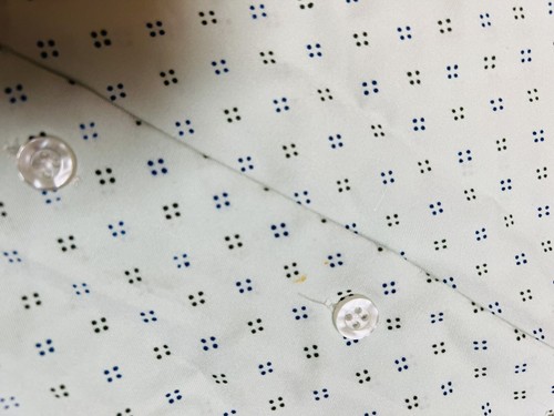 Camisa vintage 1970 Kmart abotonada para hombre pequeña prensa permanente discoteca geométrica - Imagen 8 de 8