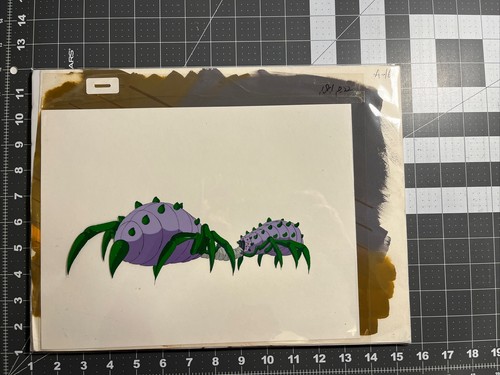 The Real Ghostbusters Authentic Animation Cel Monster + Painted Background A166 - Picture 10 of 10