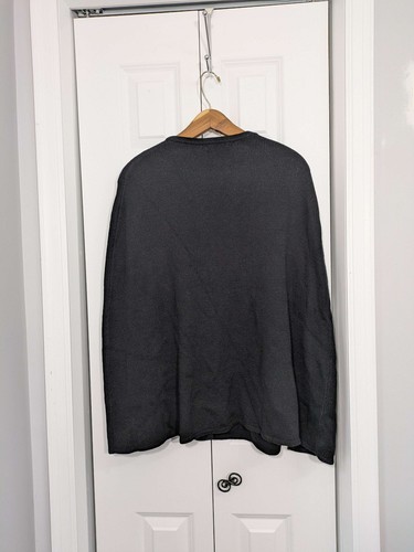 Banana Republic NWT Women's Size XS Small Sweater Black Poncho - Picture 3 of 5