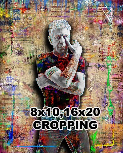 ANTHONY BOURDAIN 12x18in Poster , Chef Anthony Bourdain Pop Art Free Shipping US - Picture 6 of 11