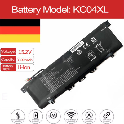 KC04XL Akku für HP ENVY X360 13-ah0002nf 13-ah0056nf 13-ah0004ng 13-AH0016TX