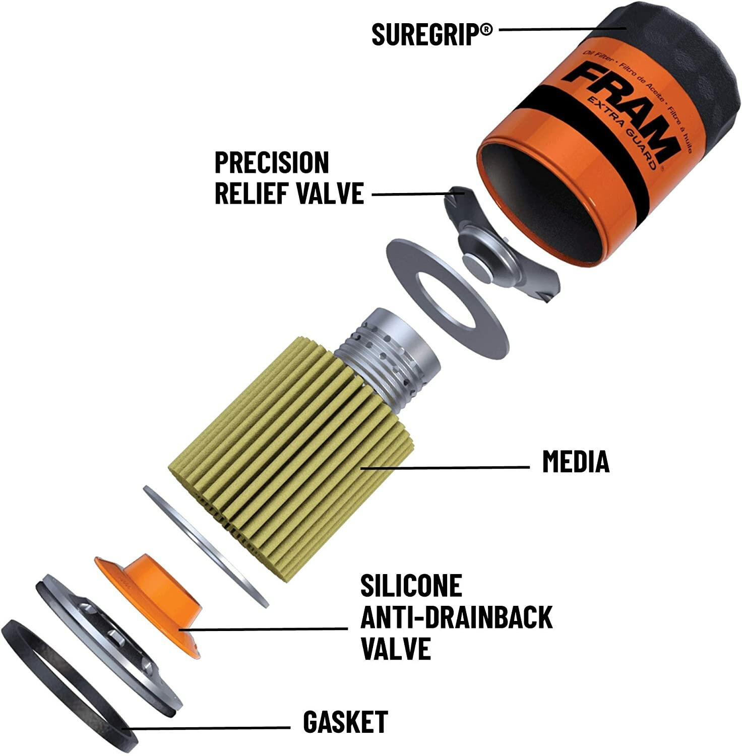 FRAM Extra Guard PH4967 10K Mile Change Interval SpinOn Oil Filter eBay