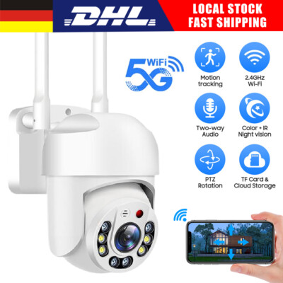 YCC365 Plus IP KAMERA AUßEN ÜBERWACHUNGSKAMERA CCTV FUNK WLAN NETZWERK 5G/2.4G 
