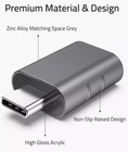 1pc USB C Male to USB 3.0 Female Adapter Connector For MacBook 2017 2016 2015