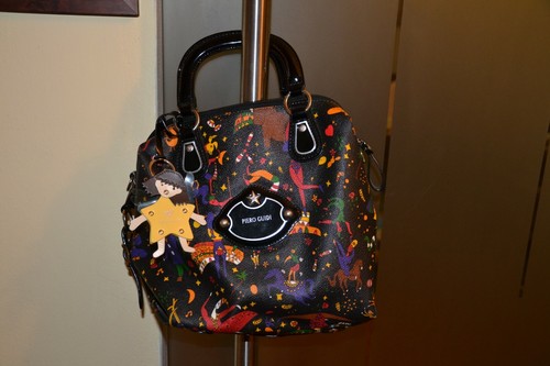 Borsa Piero Guidi limited edition CIRCUS nera come nuova bauletto maniglie  | eBay