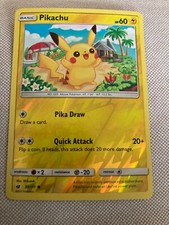 Excellent Pokemon Card Pikachu 30/111 Reverse Holo Foil Island NM