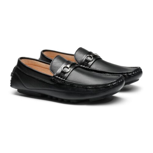 Men's Driving Moccasins Penny Loafers Lightweight Slip-on Loafer Moc Toe Shoes - Picture 9 of 13