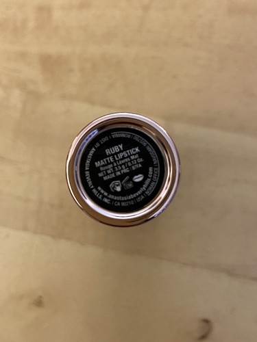 New Anastasia Beverly Hills Matte Lipstick Ruby red full size .12 oz matte satin - Picture 2 of 2
