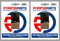 BremsbeläGe Vorne (2 Paar) FüR Cagiva 125 Aletta Oro 1986