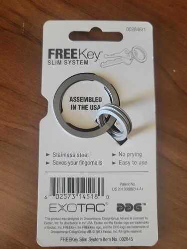 Exotac FREEKey slim system 2845 Quick Release Keyring No Prying Open - Picture 5 of 5