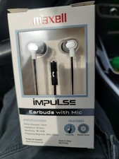 Maxell impulse earbuds w/ mic - Extreme Bass