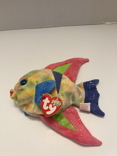 Ty Beanie Baby - Aruba the Angel Fish - w/ tag protector - Picture 1 of 3