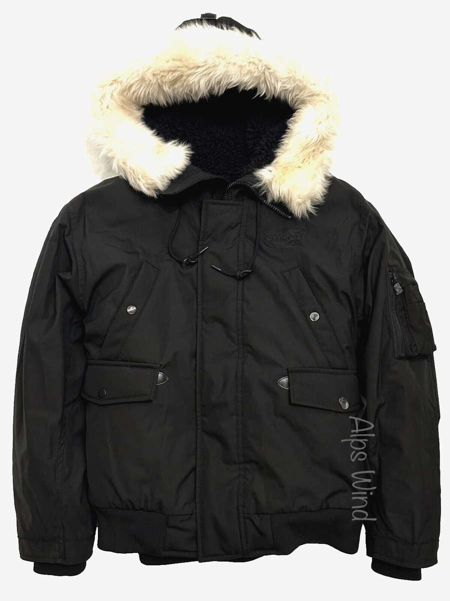 NEW Coach Men's Winter Jacket Size-XL Short Parka Black | eBay NEW Coach Men's Winter Jacket Size-XL Short Parka Black | eBay