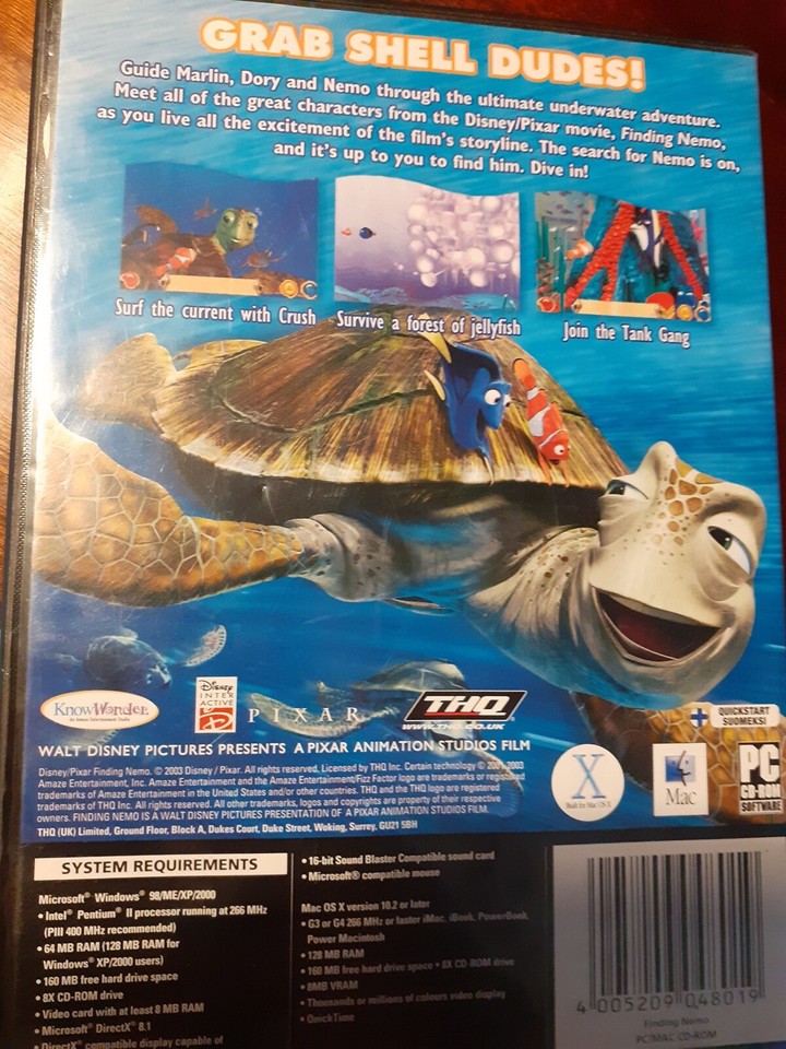 for mac instal Finding Nemo