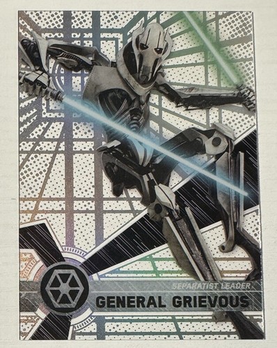 General Grievous Star Wars High Tek 2017 Pattern 1 Form 1 Base Card #3 - Picture 1 of 2
