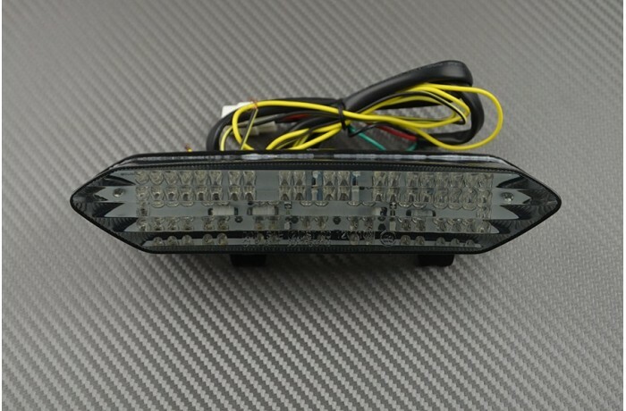 Feu arrière LED fumé étanche à haute visibilité pour Yamaha YFM 750 Raptor