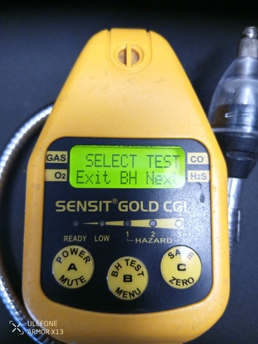 SENSIT GOLD CGI multi gas leak detector. Displays up to 4 gases simultaneously, - Picture 4 of 5