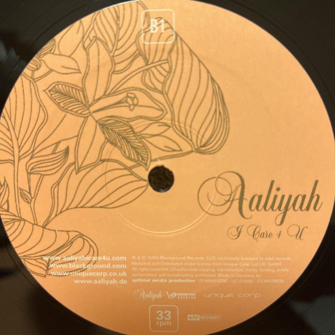 Aaliyah I CARE 4 U 2003 UK only 2LP Vinyl Compilation MEGA RARE