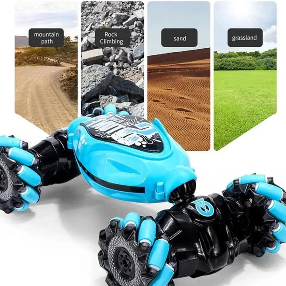 Kinder Ferngesteuertes Auto mit Handsteuerung Rc Auto 4WD Spielzeug 360°Rotation - Bild 2 von 4