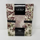Ralph Lauren Autumn Fall Leaves Tablecloth Cotton 60x120 Nappe Mantel, Rectangle