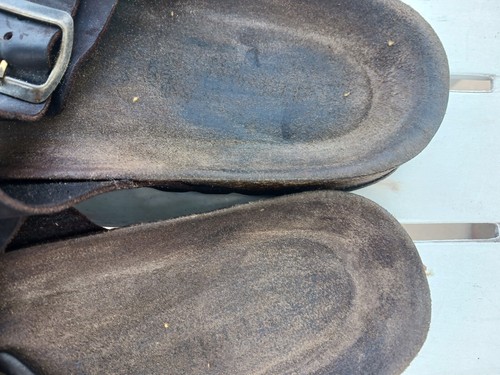 BIRKENSTOCK Arizona | Suede Leather Sandals | Brown | Size 41 US W10/M9 - Picture 5 of 5