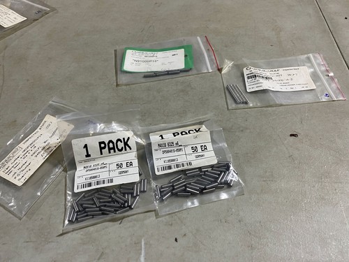 Lot of 110 Fastening Parallel Dowel Locating Pins Size M4 x 40, 20, 16, NEW