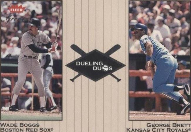 2002 Fleer Greats - George Brett Wade Boggs #26 DD - 1 of 1