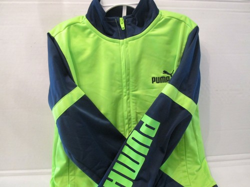 PUMA KIDS 2 PIECE TRACK SUIT - US SIZE 6 COLOR GREEN AND BLUE - BRAND NEW  - Picture 3 of 10