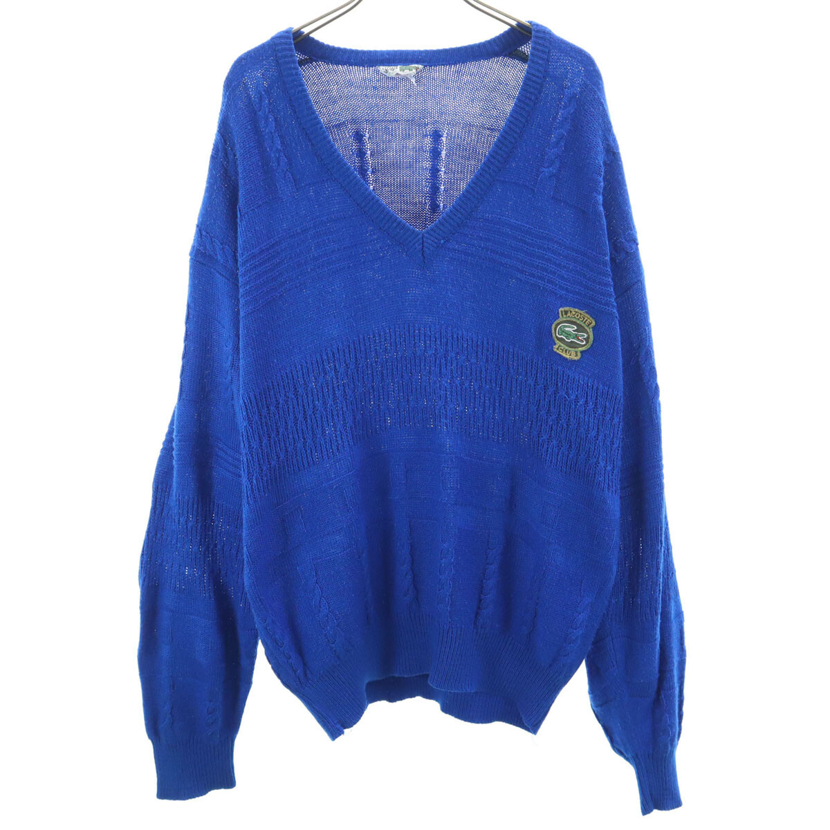 【70'S】CHEMISE LACOSTE VINTAGEフレラコNavy 3 CHEMISE LACOSTE 70s 80s Vintage Made in France Long sleeve V