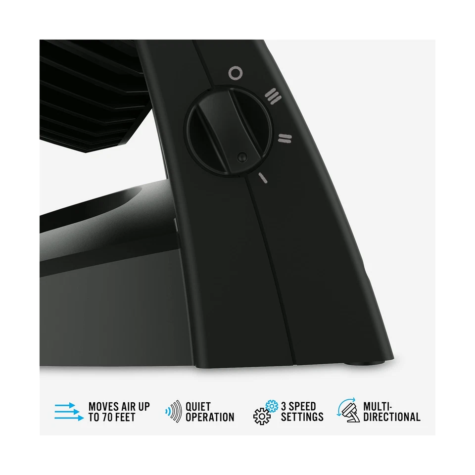 Ventilador circulador de aire para toda la habitación tamaño mediano Vornado 630 para el hogar, 3 velocidades, ajuste... Foto 2 de 4