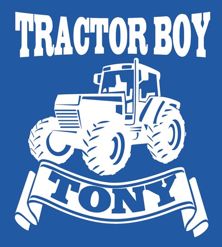 Personalisierte Hommage lustiges Traktor Liebhaber Bauer T-Shirt Junge - Bild 2 von 3